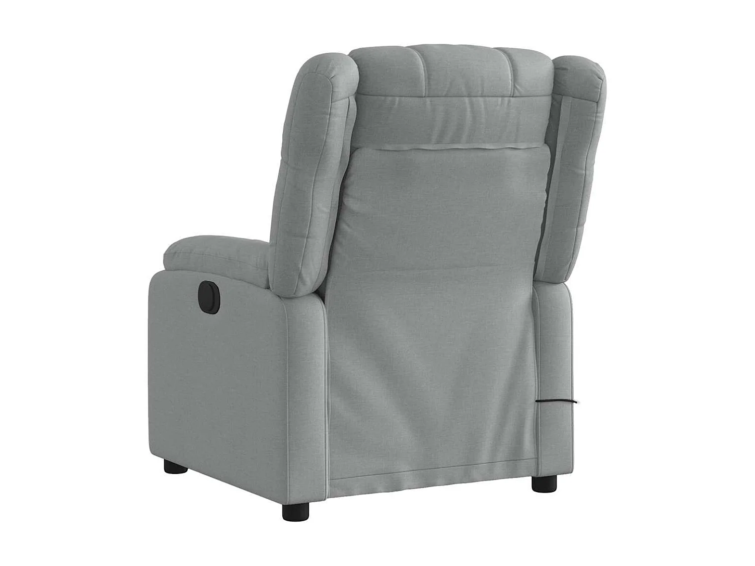Fauteuil de relaxation TV tissu grise 77 x 95 x 99 cm DEC026908