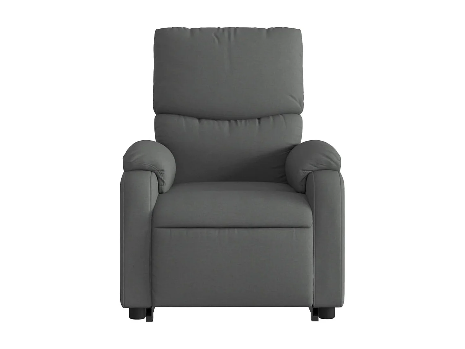 Fauteuil de relaxation TV tissu grise 75 x 99 x 99 cm DEC026952
