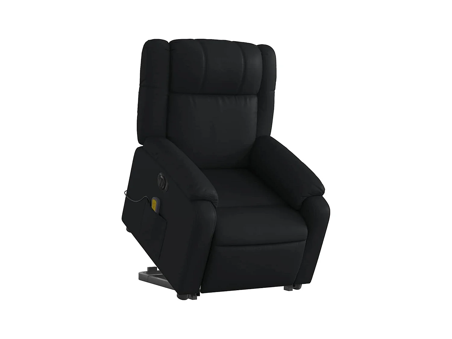Fauteuil de relaxation fonction PVC noire 77 x 95 x 99 cm DEC027802