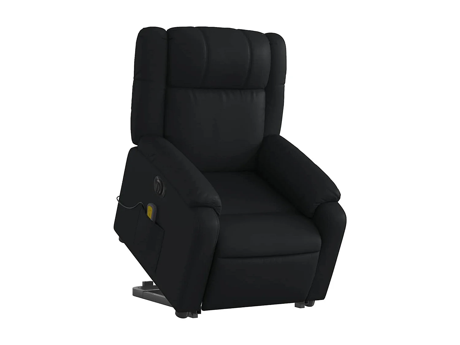Fauteuil de relaxation fonction PVC noire 77 x 95 x 99 cm DEC027802