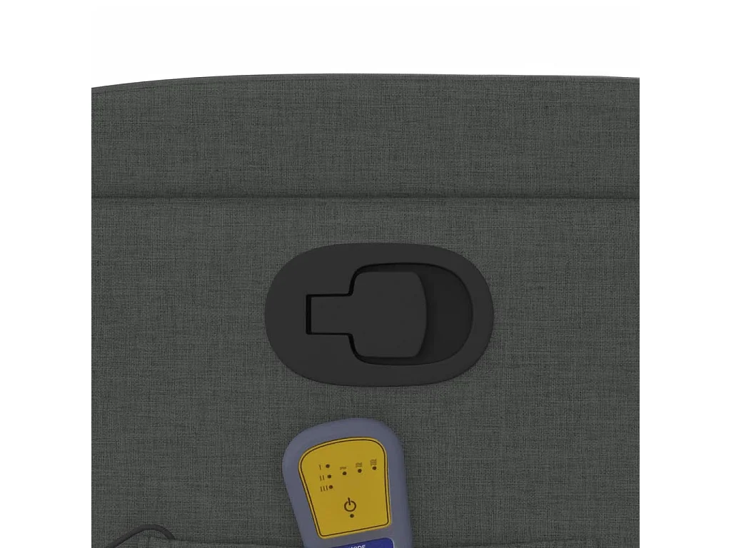 Fauteuil de relaxation TV tissu grise 74 x 89 x 100 cm DEC026944