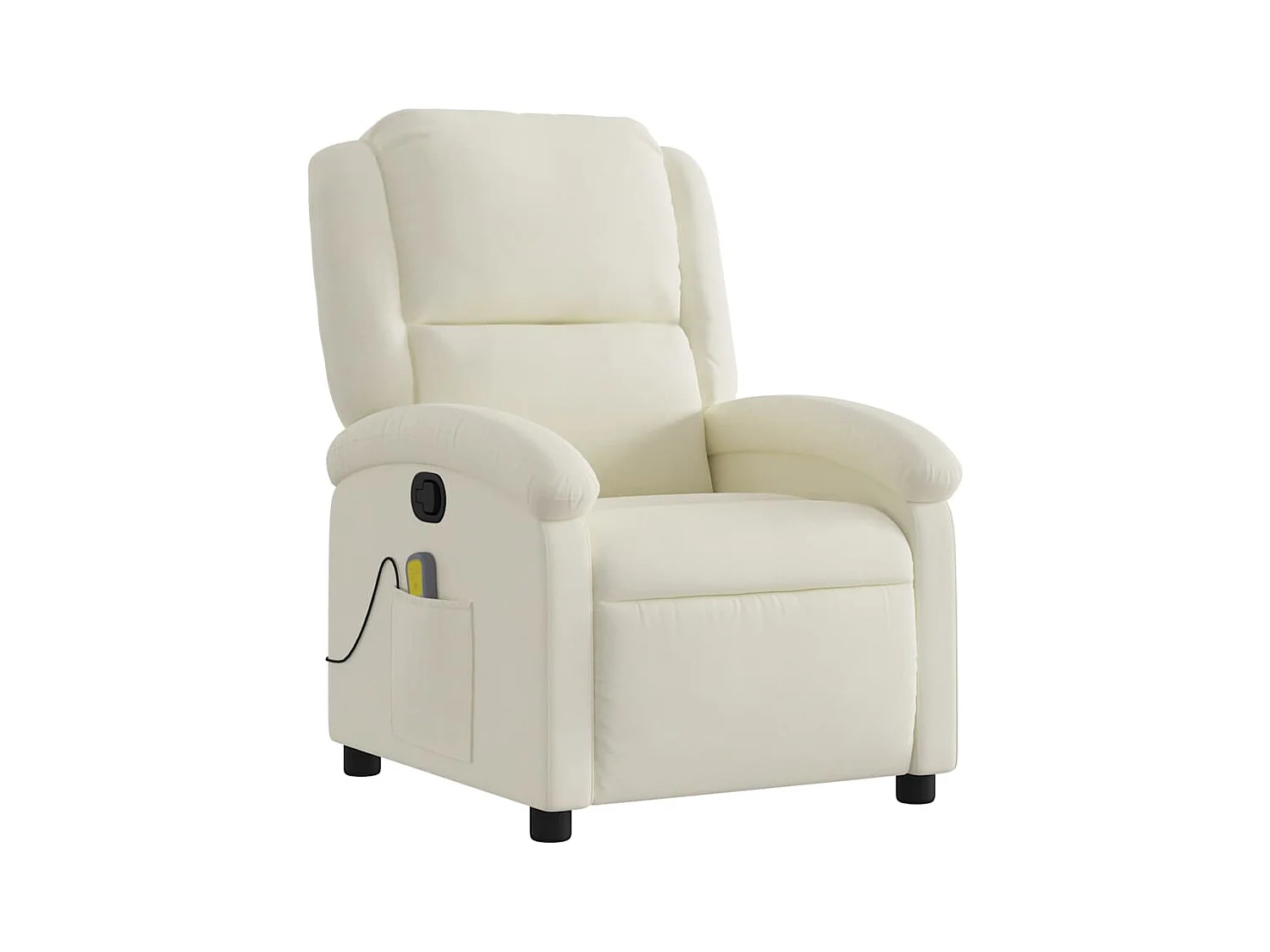 Fauteuil de relaxation TV crème 71 x 86.5 x 99.5 cm DEC026897