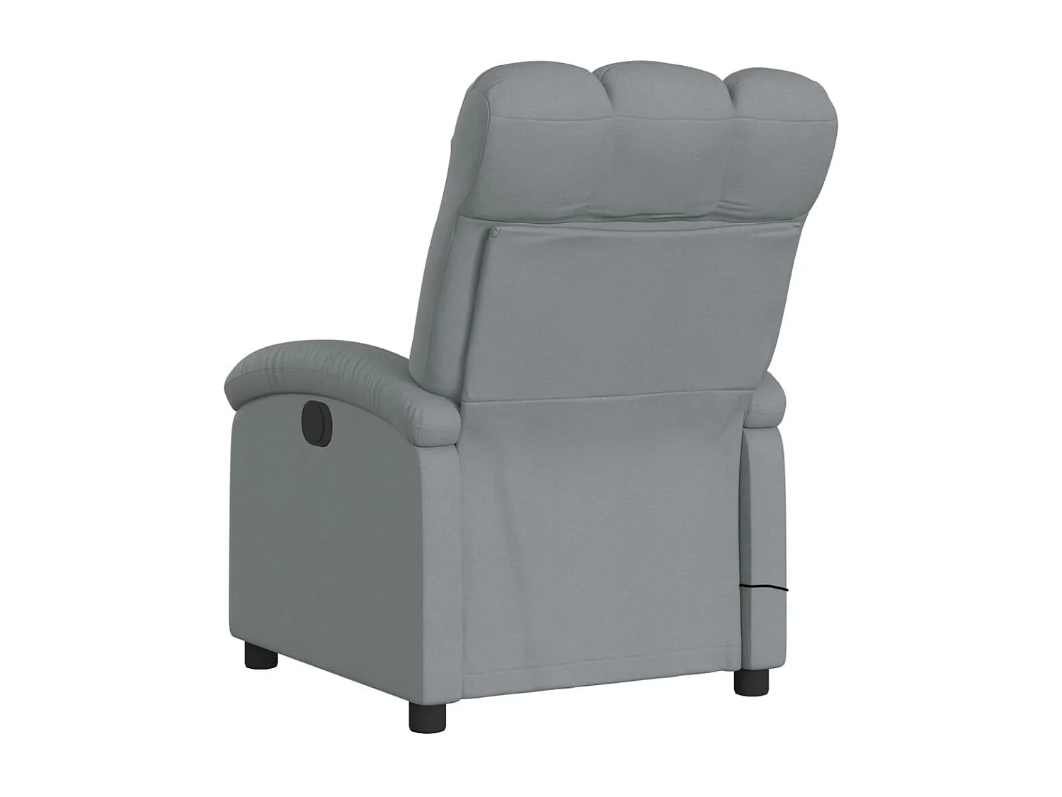 Fauteuil de relaxation TV tissu grise 70 x 93 x 101 cm DEC026907