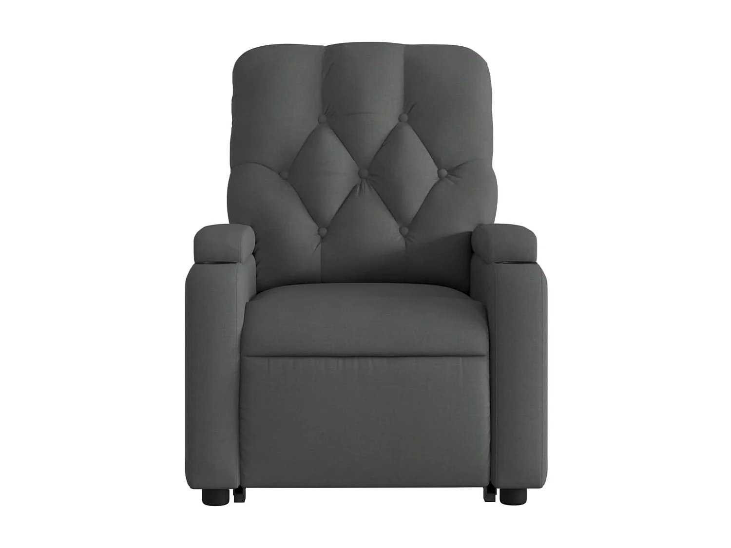 Fauteuil de relaxation TV tissu grise 74 x 86.5 x 93.5 cm DEC026938