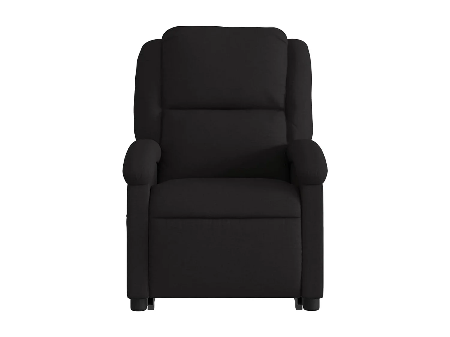 Fauteuil de relaxation TV tissu noire 71 x 86.5 x 99.5 cm DEC027069