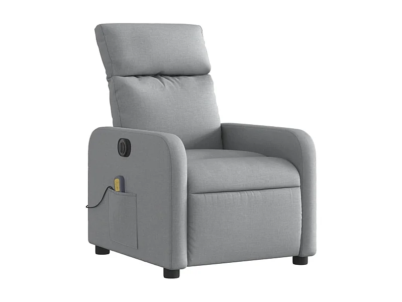 Fauteuil de relaxation TV tissu grise 66 x 89.5 x 95.5 cm DEC027167