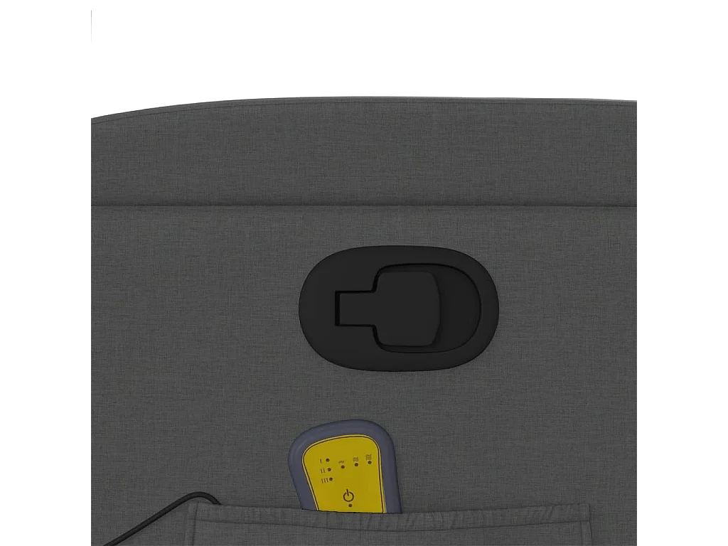 Fauteuil de relaxation TV tissu grise 74 x 86.5 x 93.5 cm DEC026956