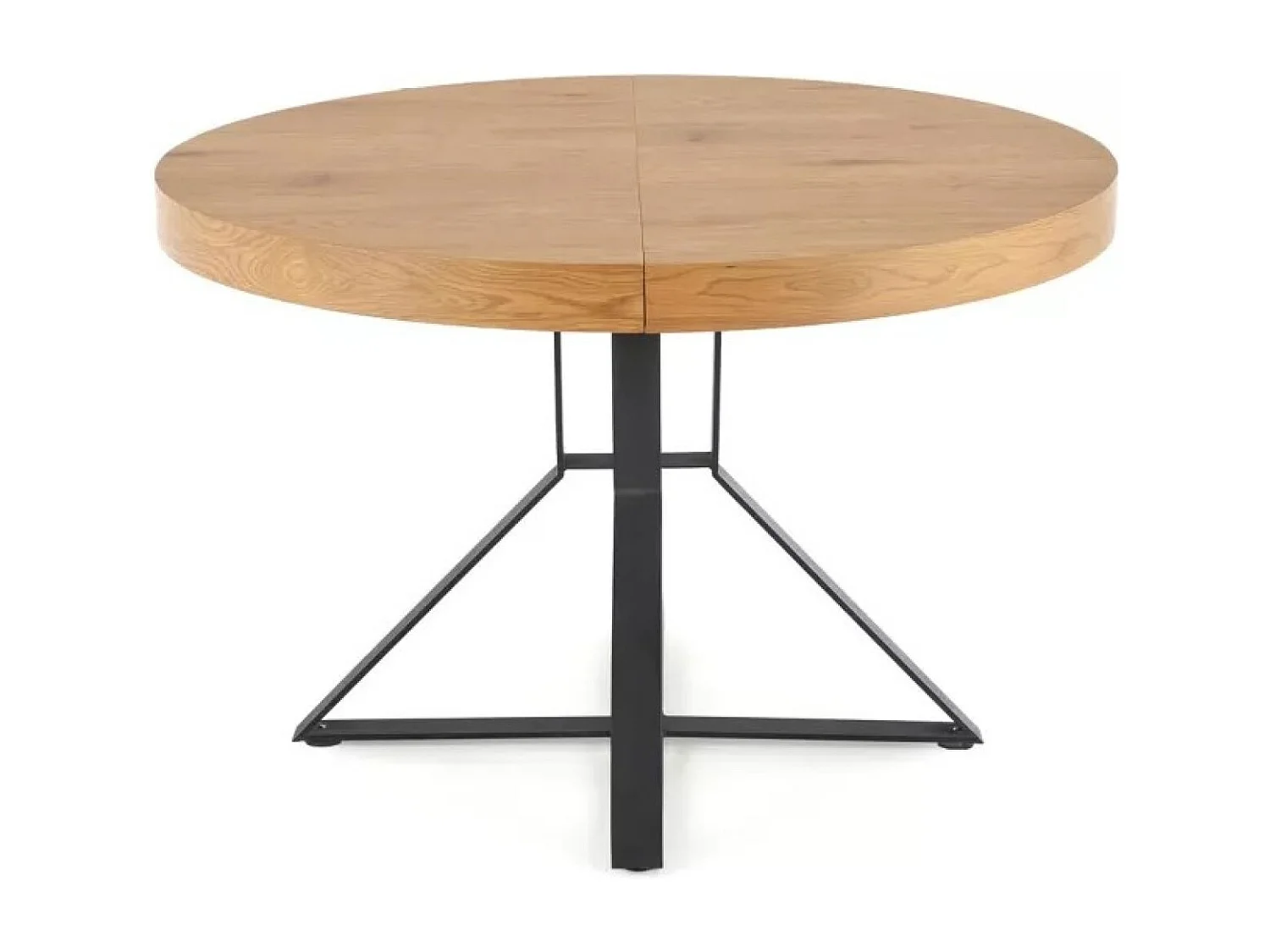 Esstisch Mercy (120x120-160)/MDF/braun