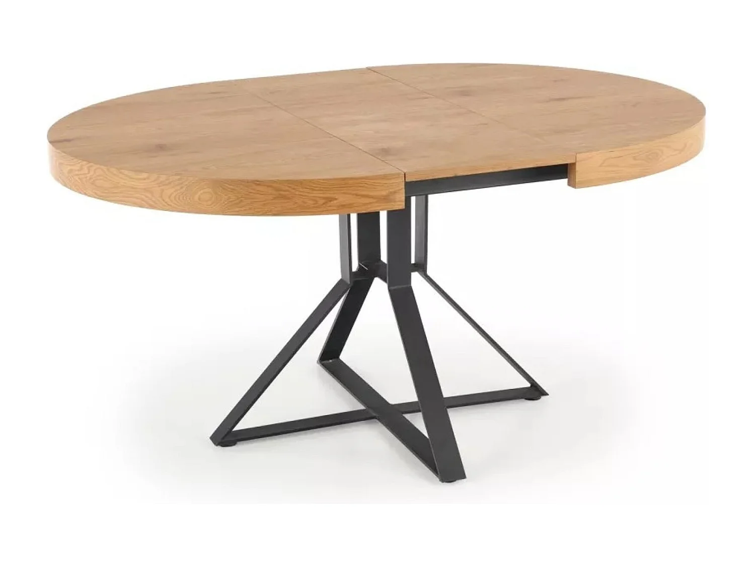 Esstisch Mercy (120x120-160)/MDF/braun