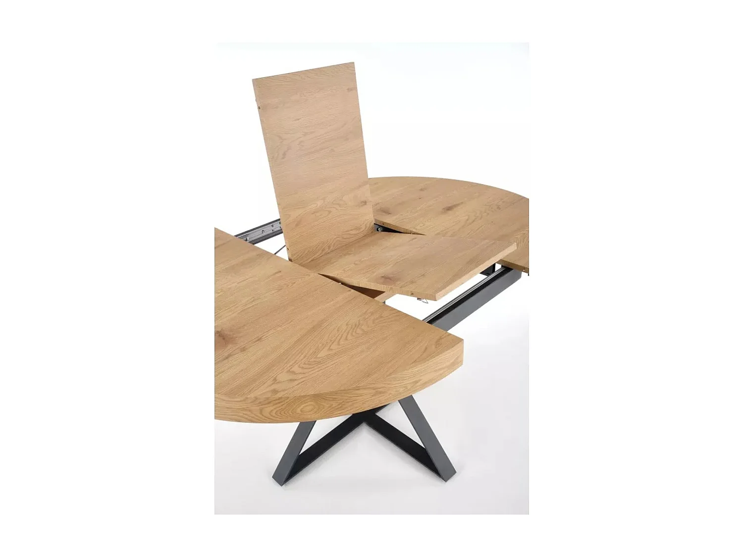 Esstisch Mercy (120x120-160)/MDF/braun