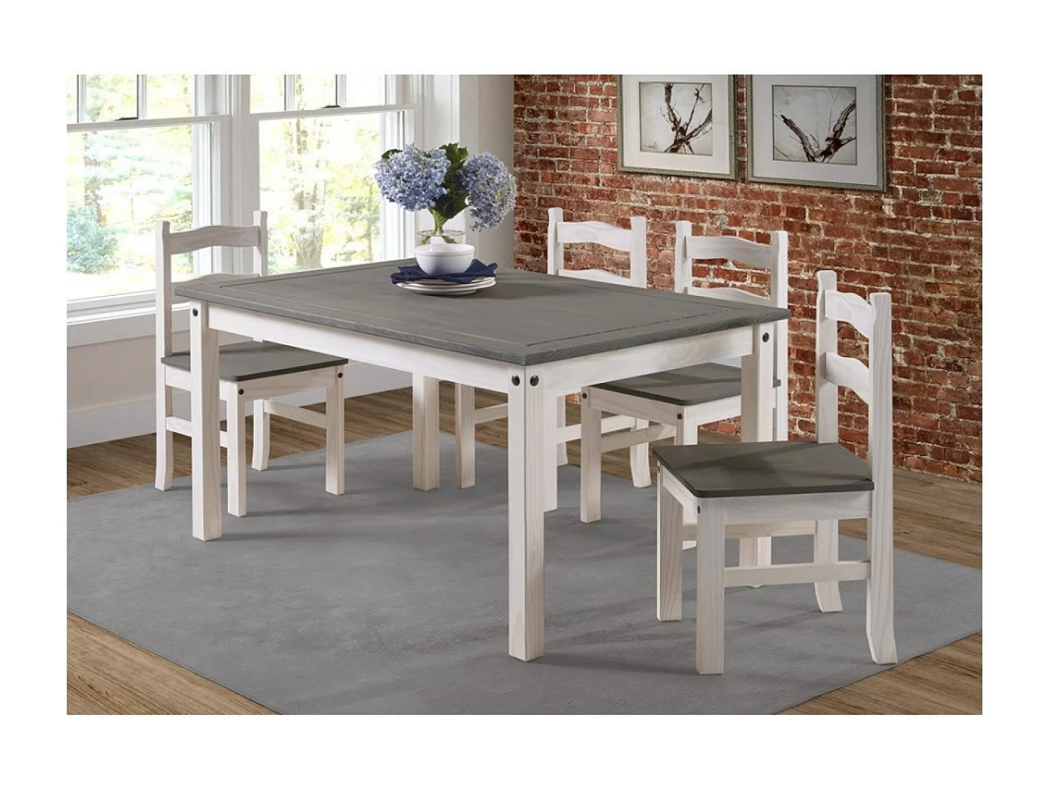 Esstisch Mexi (80x140)/MDF/grau