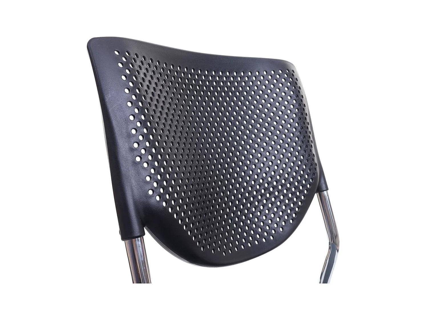 Lot de 4 chaises tissu noire 04_0000550