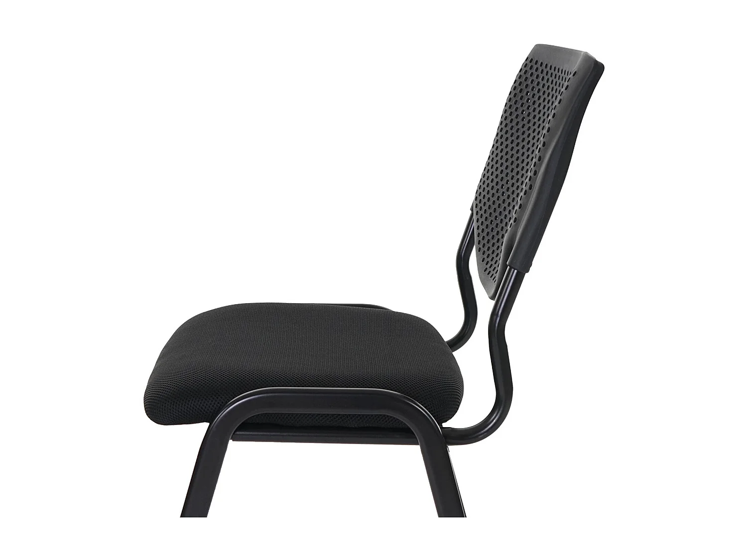 Lot de 4 chaises tissu noire 04_0000550