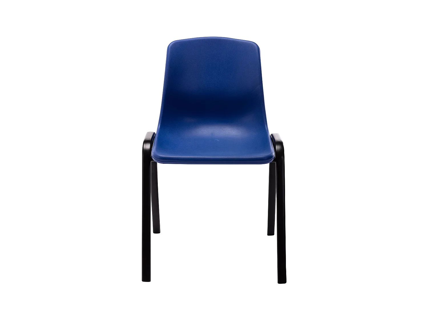 Lot de 4 chaises métal bleue 47 x 52 x 76 cm 10_0003205