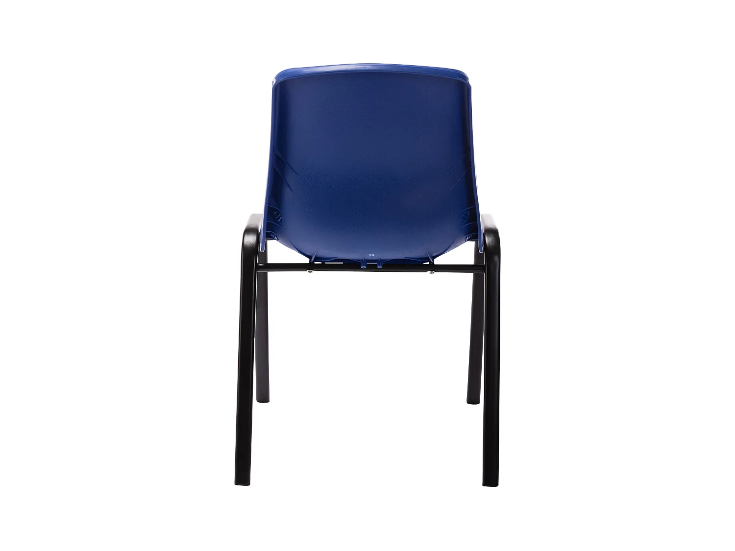 Lot de 4 chaises métal bleue 47 x 52 x 76 cm 10_0003205