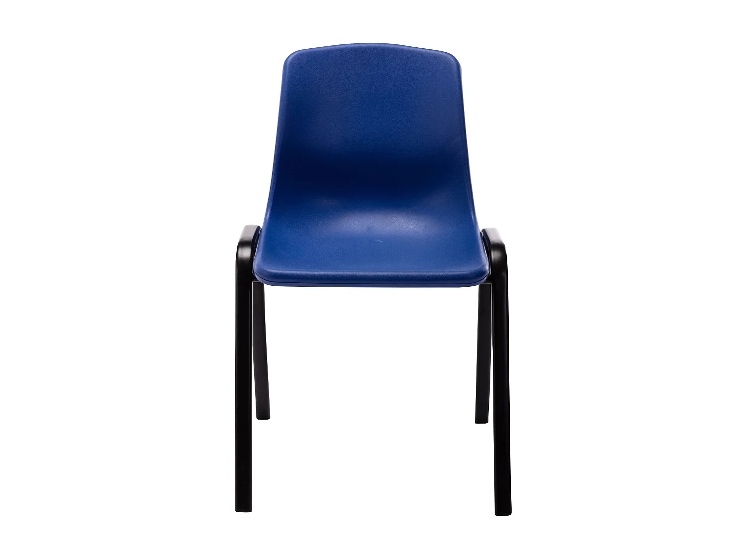 Lot de 4 chaises métal bleue 47 x 52 x 76 cm 10_0003205