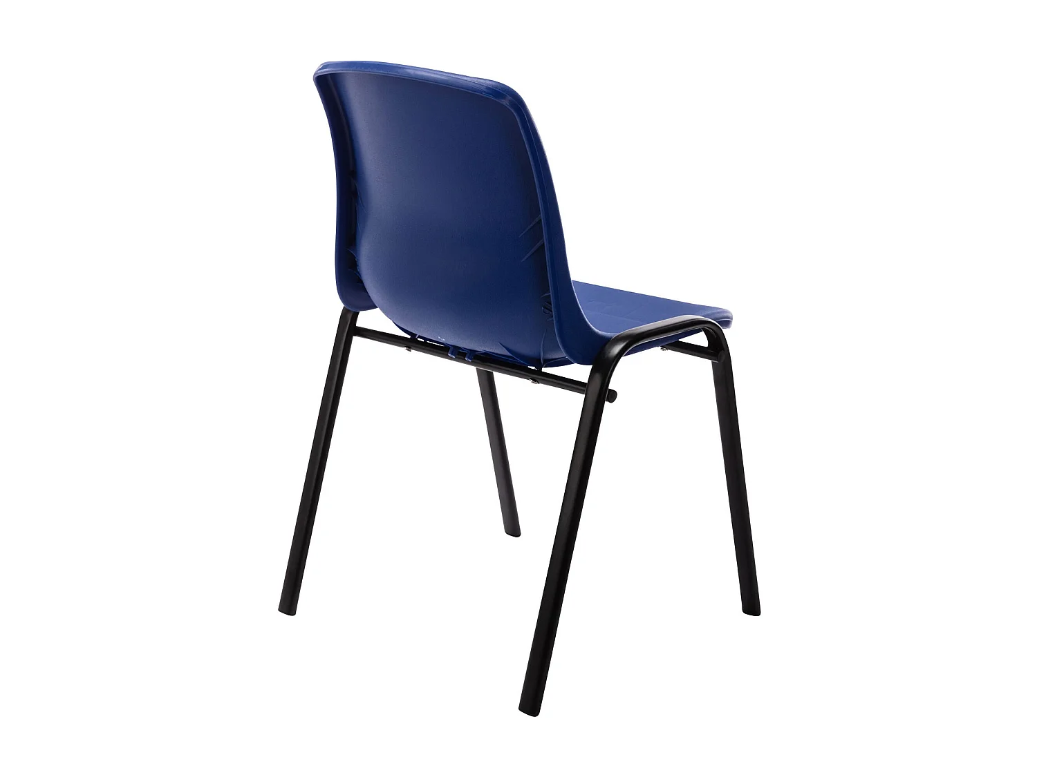 Lot de 4 chaises métal bleue 47 x 52 x 76 cm 10_0003205