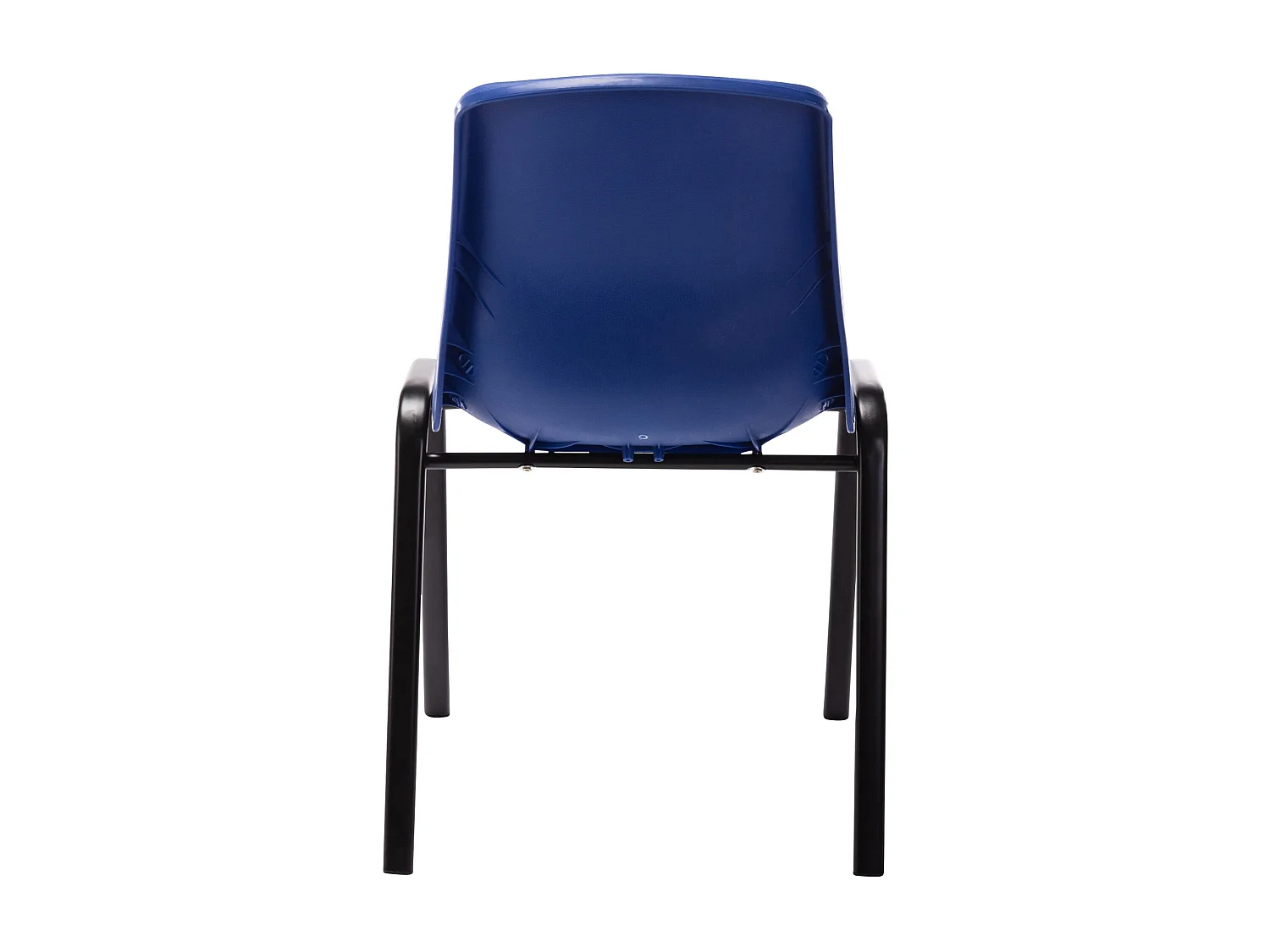 Lot de 4 chaises métal bleue 47 x 52 x 76 cm 10_0003205