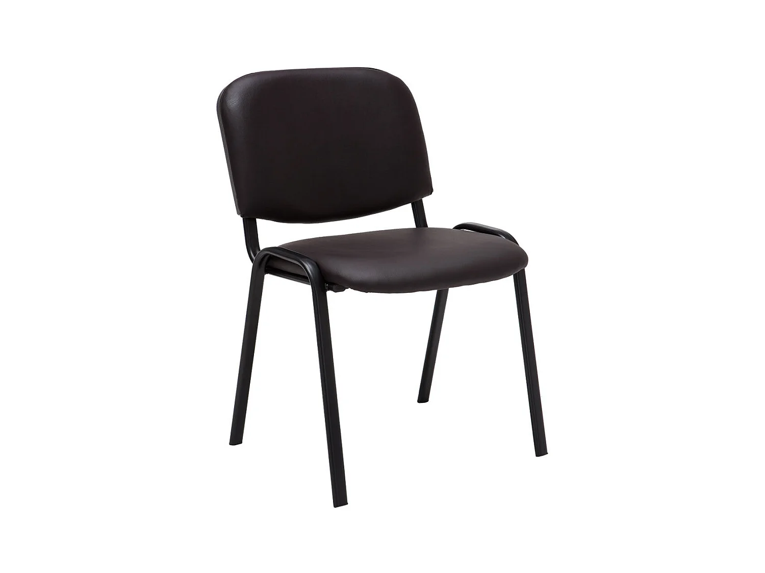 Lot de 4 chaises métal marron 53 x 53 x 83 cm 10_0003183