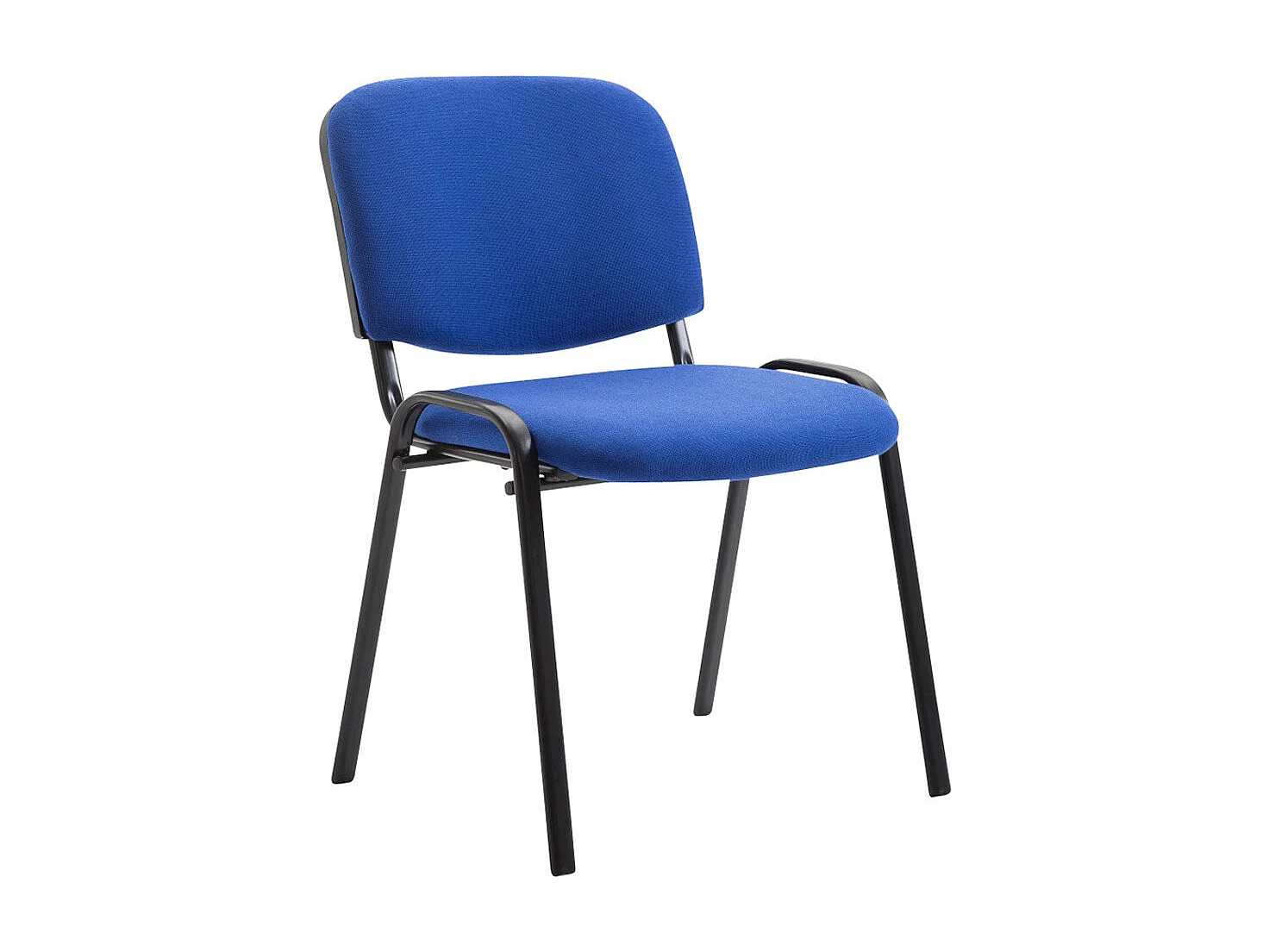 Lot de 4 chaises métal bleue 53 x 53 x 83 cm 10_0003190
