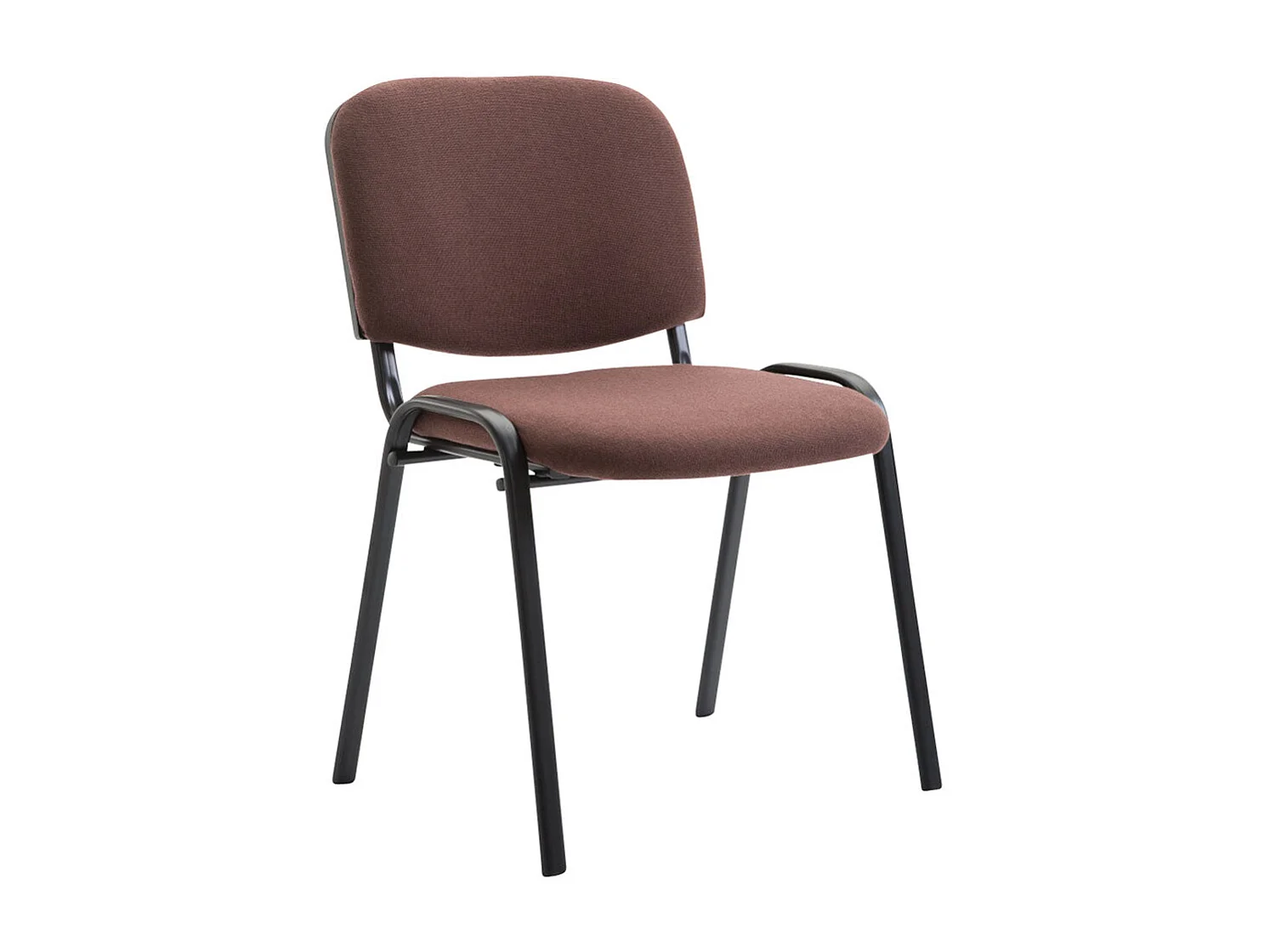 Lot de 4 chaises métal marron 53 x 53 x 83 cm 10_0003191