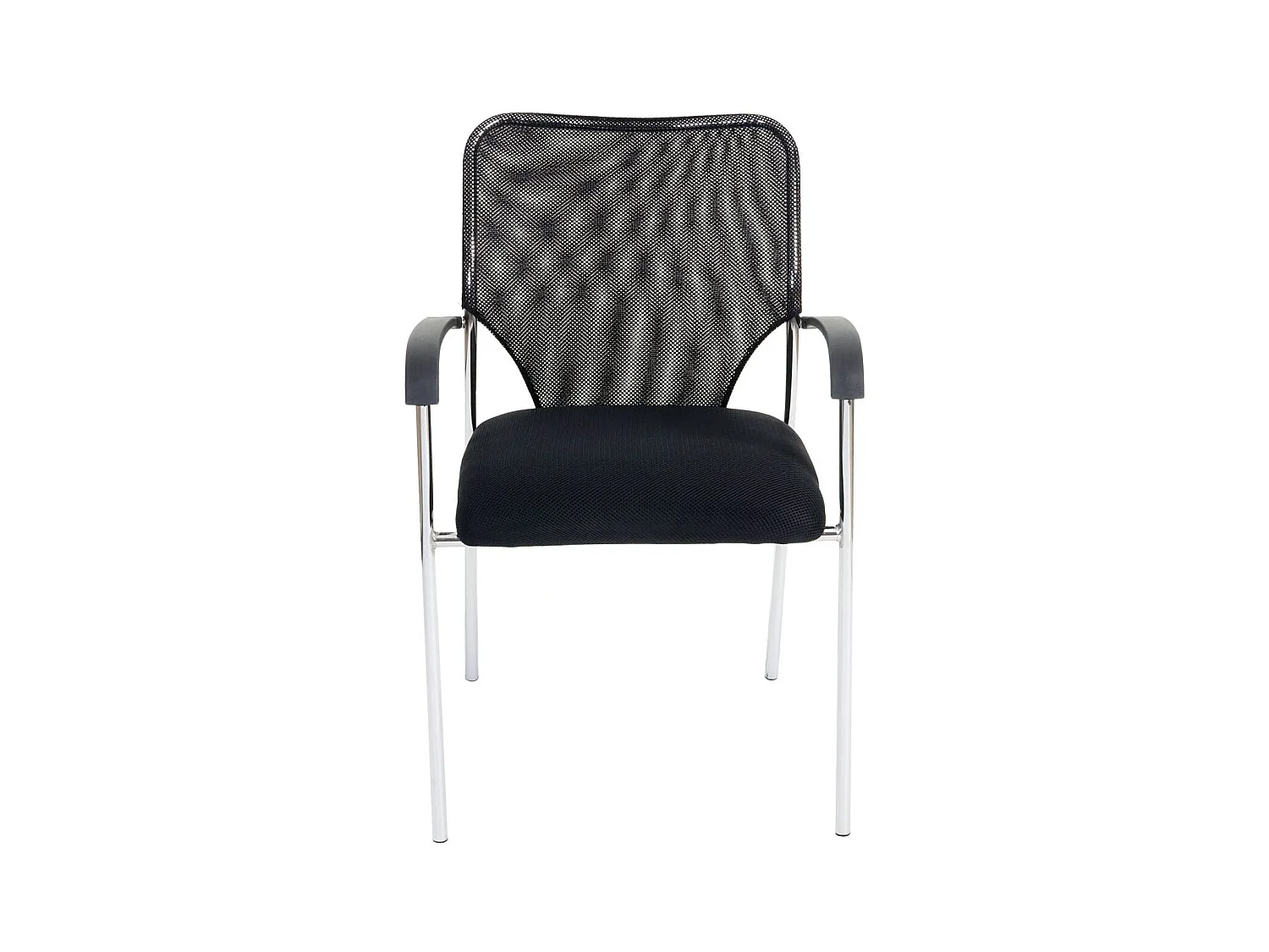 Lot de 4 chaises tissu noire 04_0000552