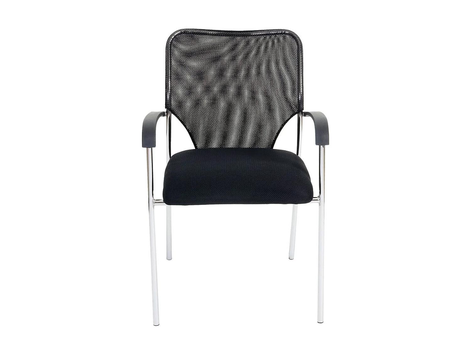 Lot de 4 chaises tissu noire 04_0000552
