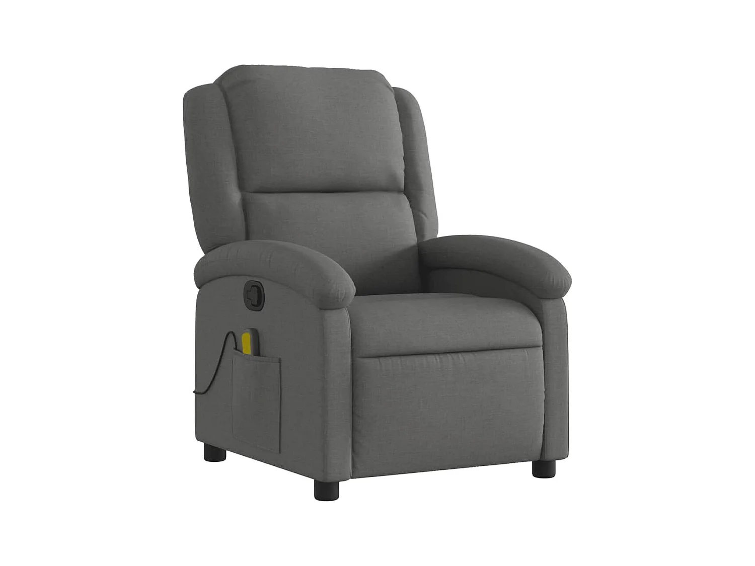 Fauteuil de relaxation TV tissu grise 71 x 86.5 x 99.5 cm DEC026942