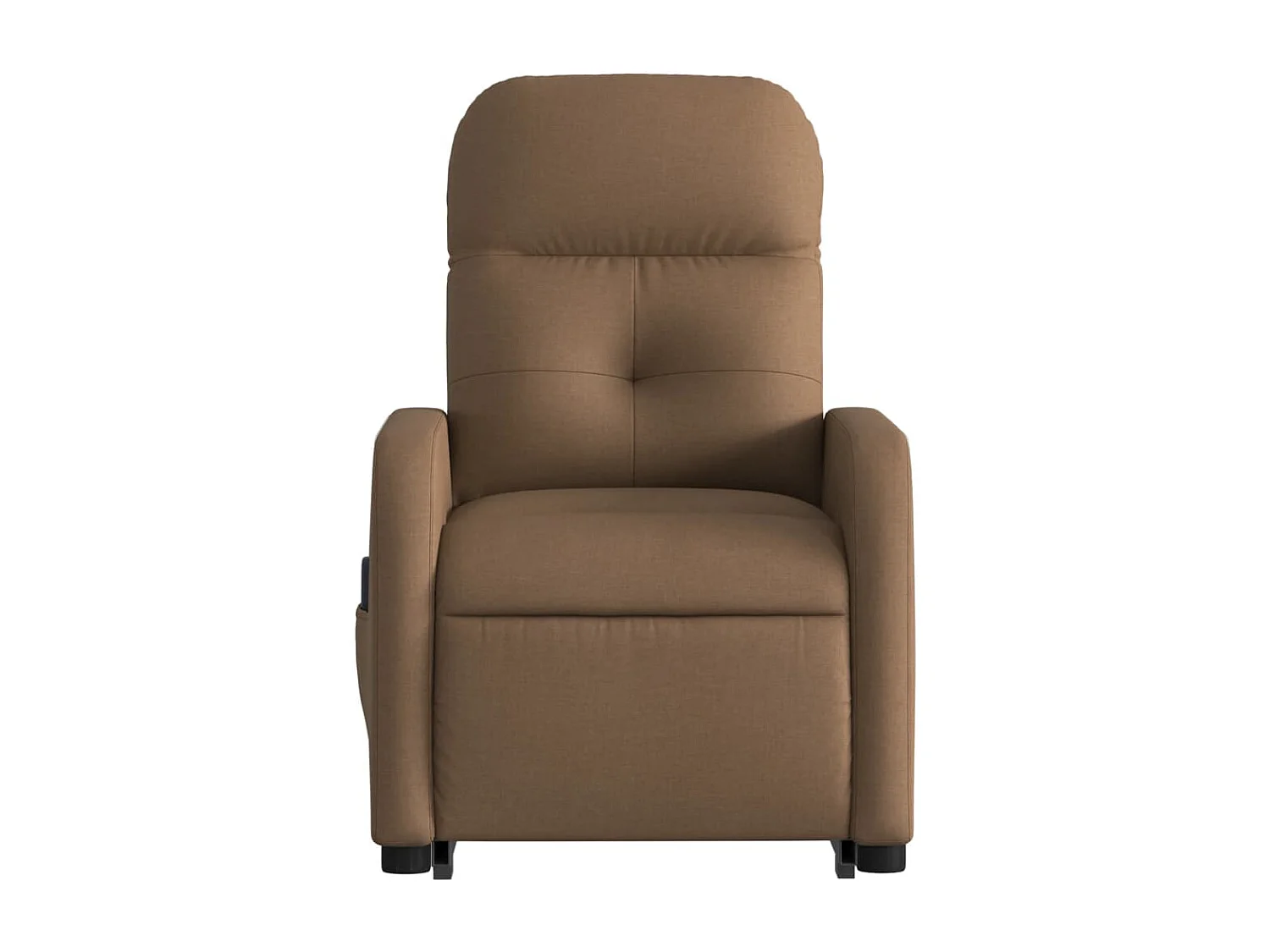 Fauteuil de relaxation TV tissu marron 66 x 89 x 96 cm DEC027010