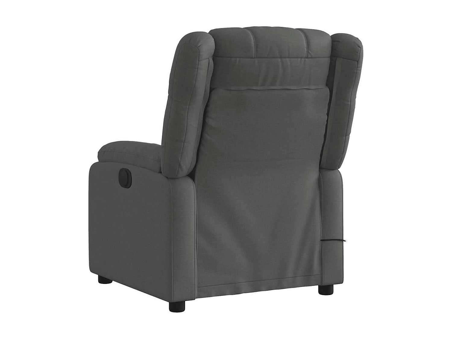 Fauteuil de relaxation TV tissu grise 77 x 95 x 99 cm DEC026936