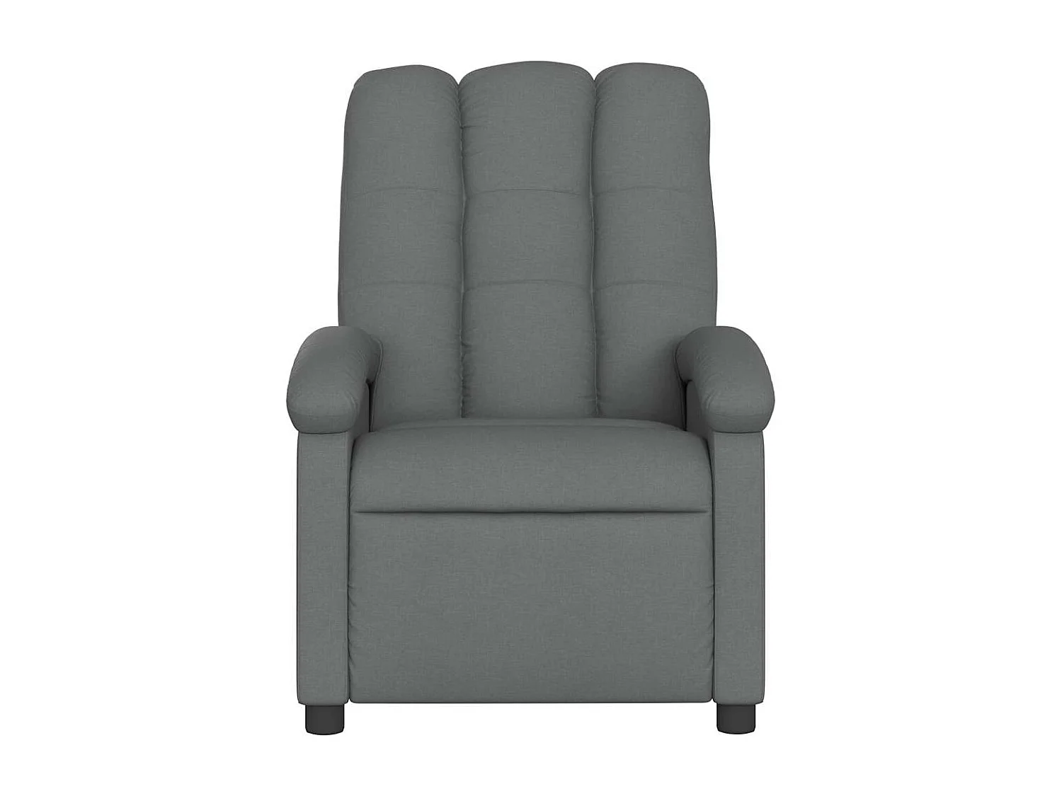 Fauteuil de relaxation TV tissu grise 70 x 93 x 101 cm DEC026948