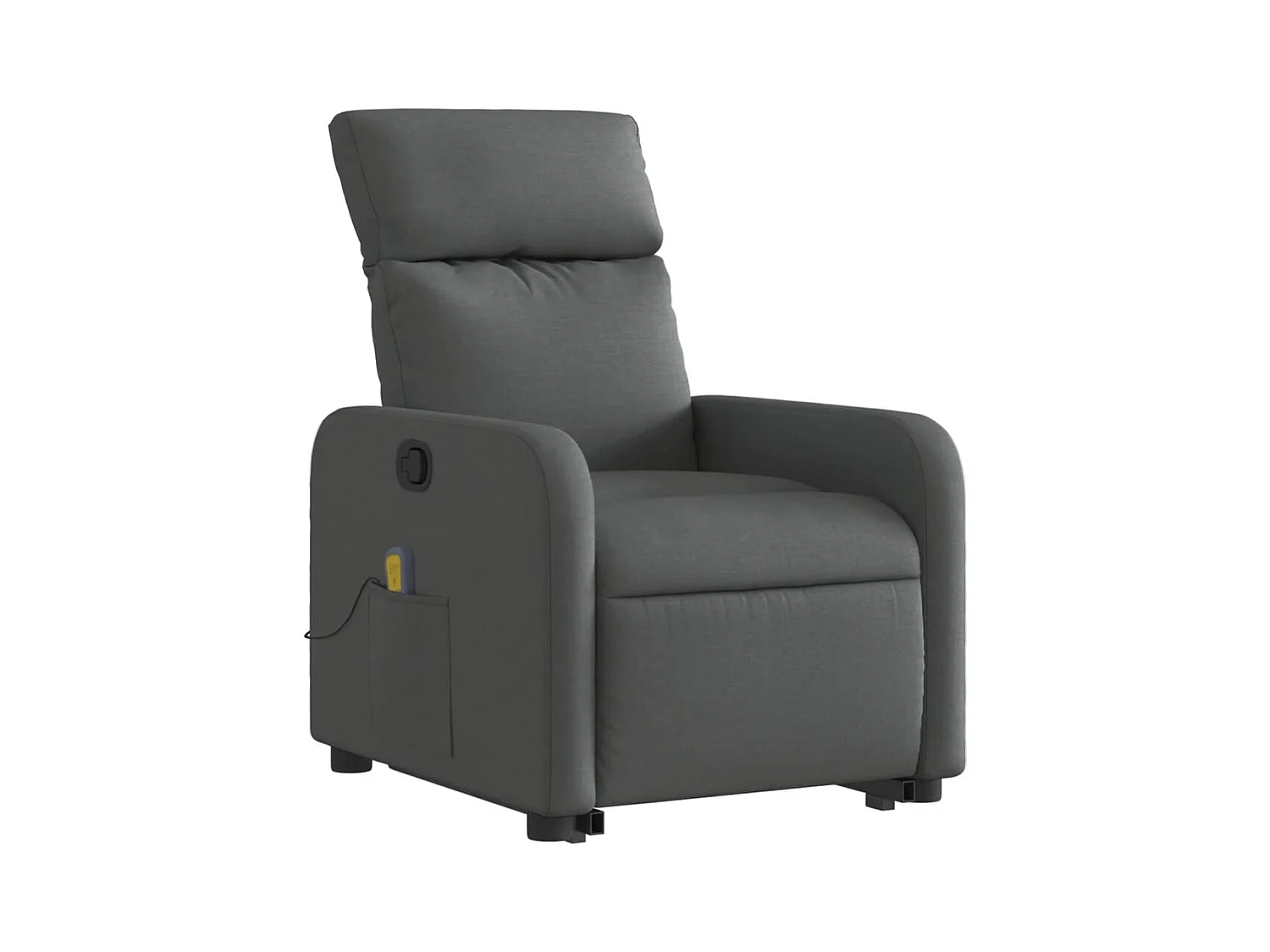 Fauteuil de relaxation TV tissu grise 66 x 89.5 x 95.5 cm DEC026964