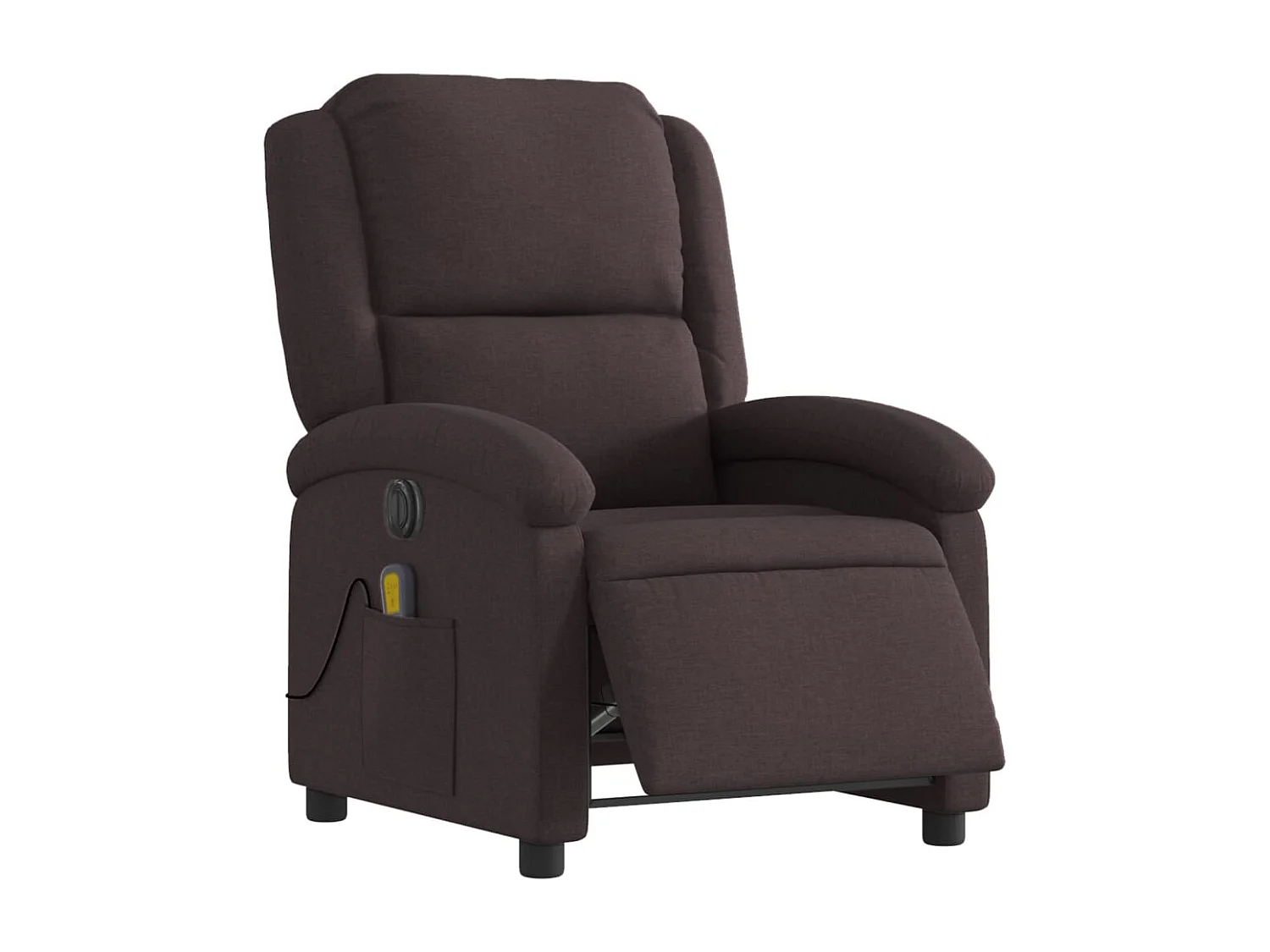 Fauteuil de relaxation TV tissu marron 71 x 86.5 x 99.5 cm DEC027186