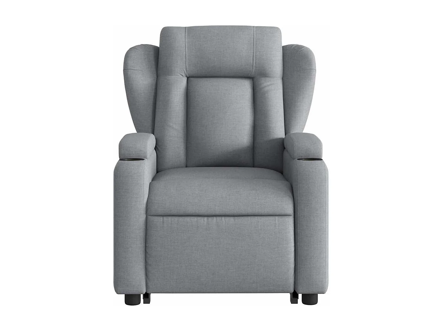 Fauteuil de relaxation TV tissu grise 77 x 94.5 x 100 cm DEC026918