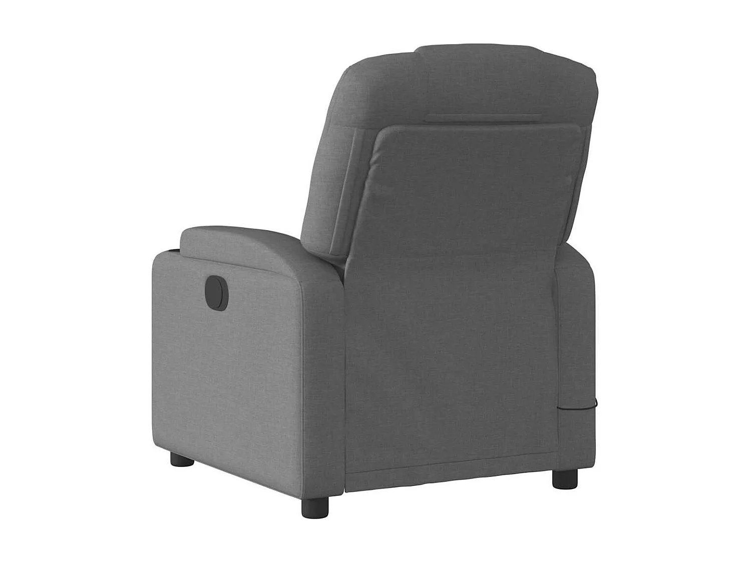Fauteuil de relaxation TV tissu grise 74 x 88 x 97 cm DEC026941
