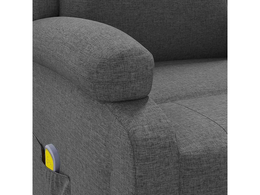 Fauteuil de relaxation avec tissu grise 70 x 93 x 98 cm DEC029204