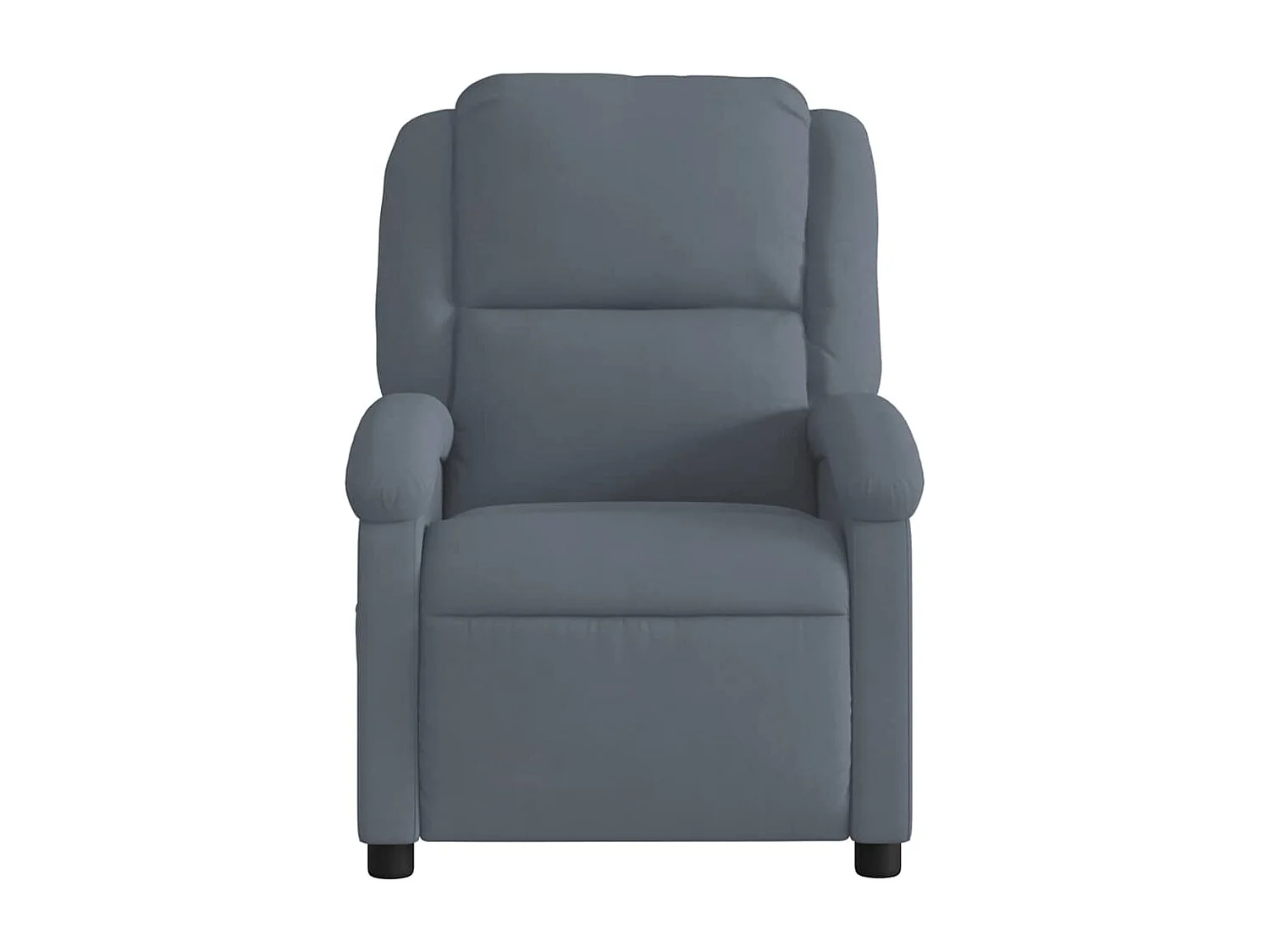 Fauteuil de relaxation TV tissu grise 71 x 86.5 x 99.5 cm DEC026965