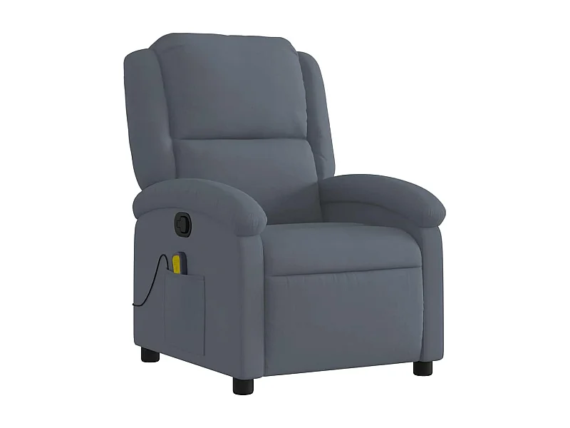 Fauteuil de relaxation TV tissu grise 71 x 86.5 x 99.5 cm DEC026965