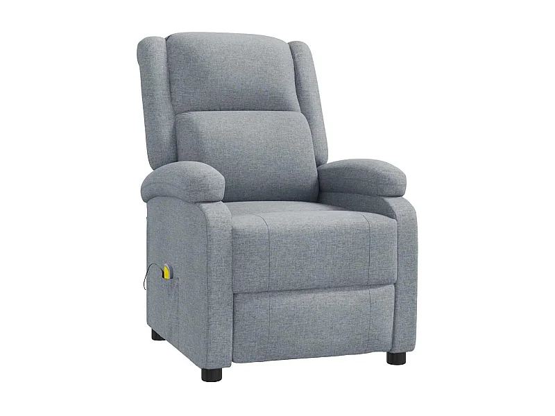 Fauteuil de relaxation avec tissu grise 70 x 93 x 98 cm DEC029190