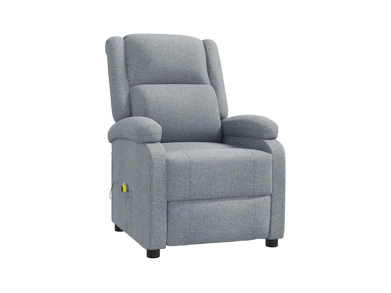 Fauteuil de relaxation avec tissu grise 70 x 93 x 98 cm DEC029190