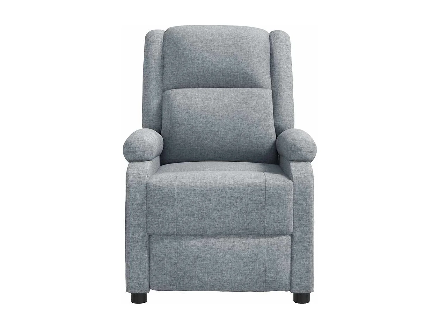 Fauteuil de relaxation avec tissu grise 70 x 93 x 98 cm DEC029190