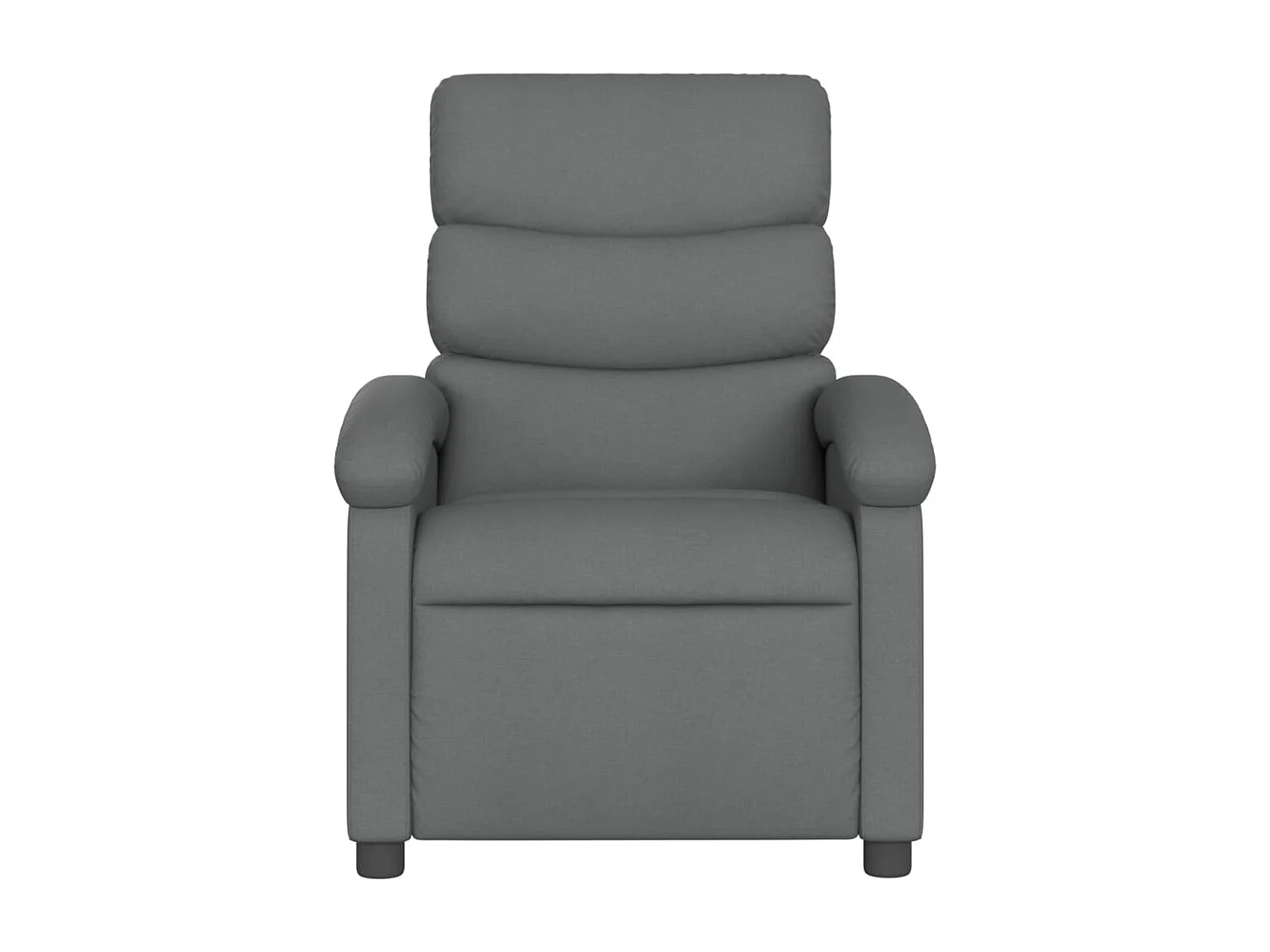 Fauteuil de relaxation TV tissu grise 70 x 92 x 99.5 cm DEC026949