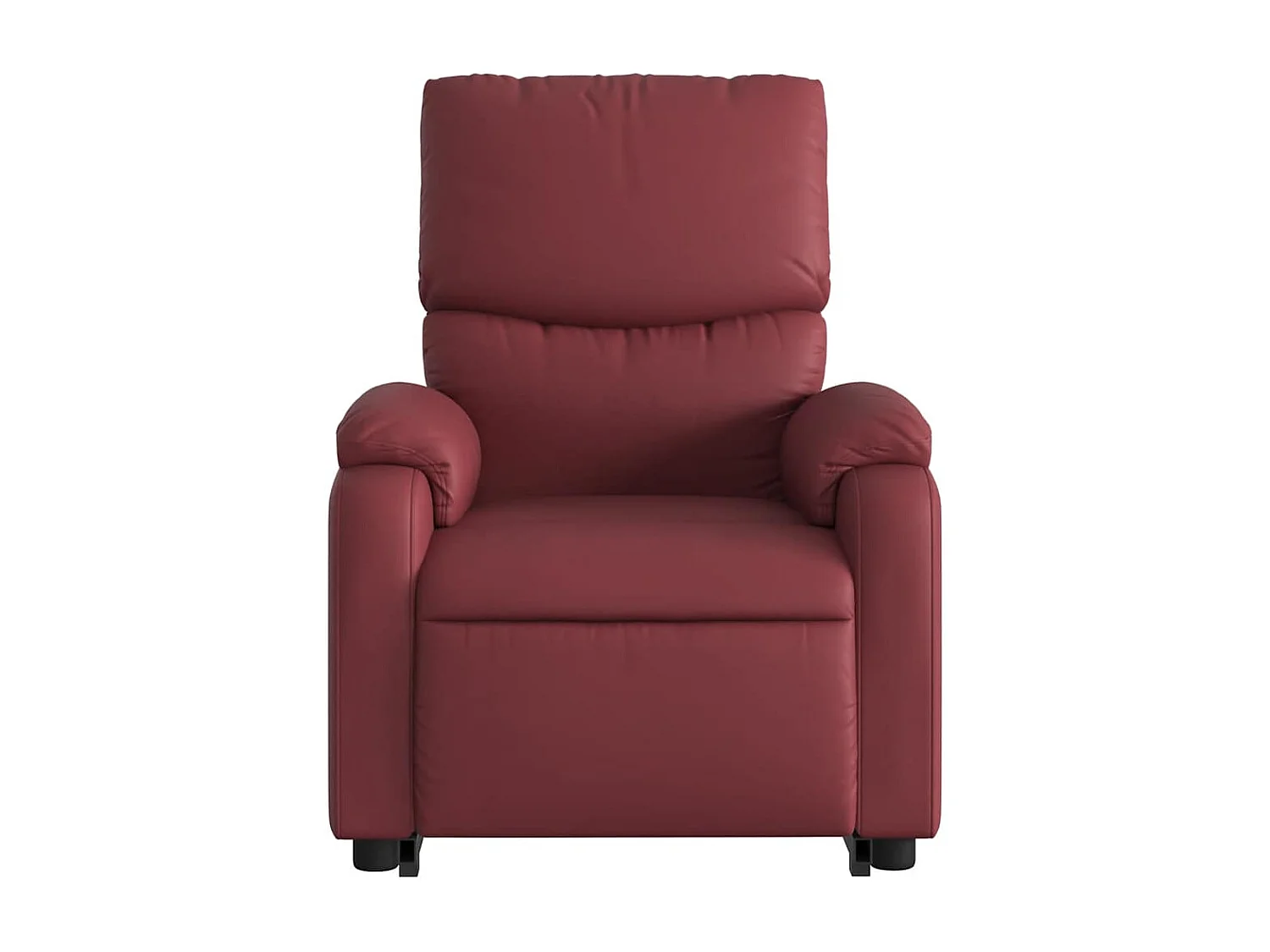 Fauteuil de relaxation fonction PVC bordeaux 75 x 99 x 99 cm DEC027836