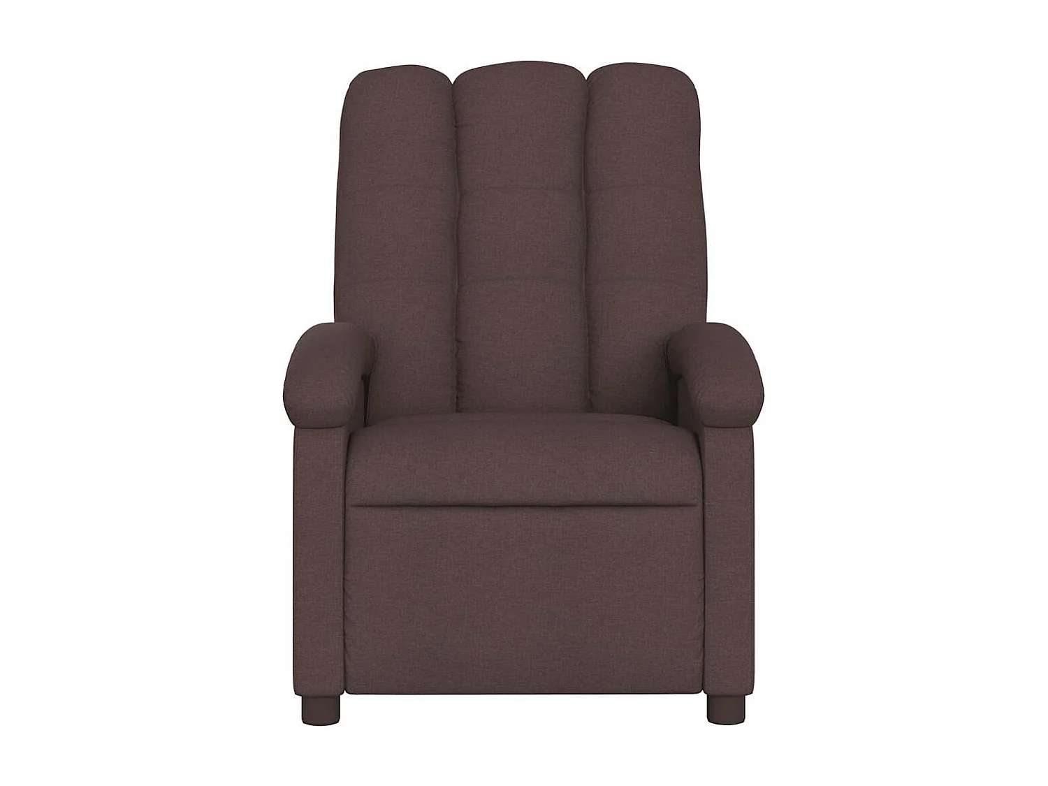 Fauteuil de relaxation TV tissu marron 70 x 93 x 101 cm DEC026985