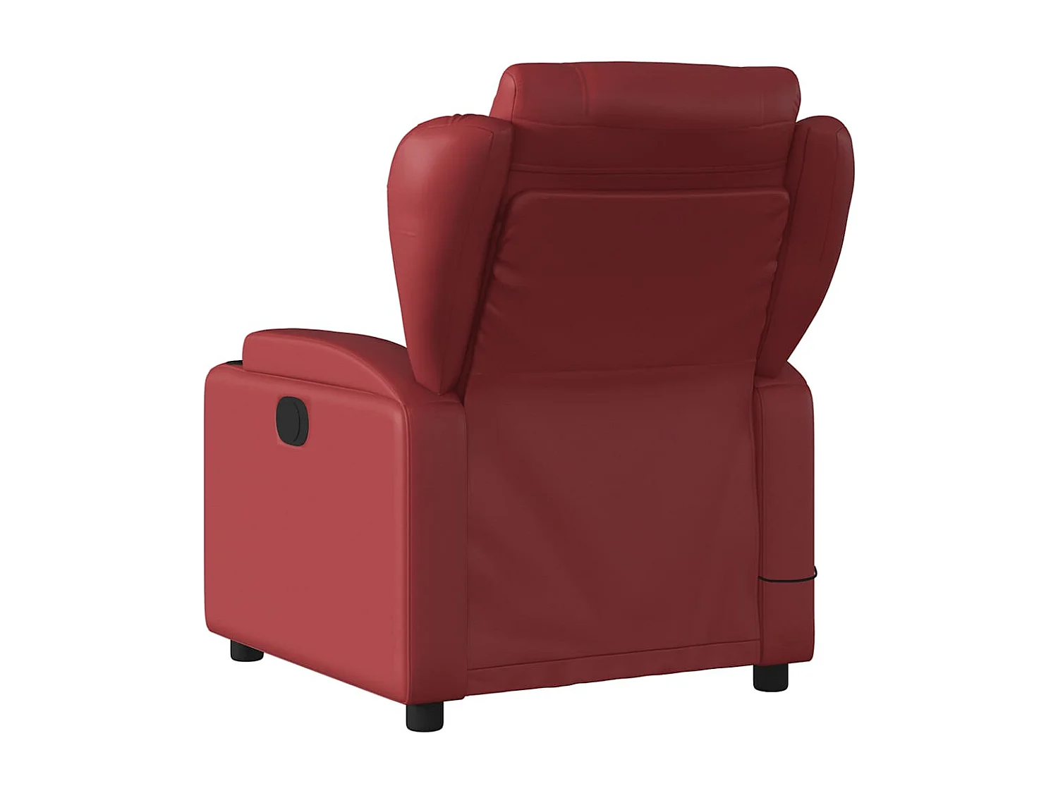 Fauteuil de relaxation TV PVC bordeaux 77 x 94.5 x 100 cm DEC027086