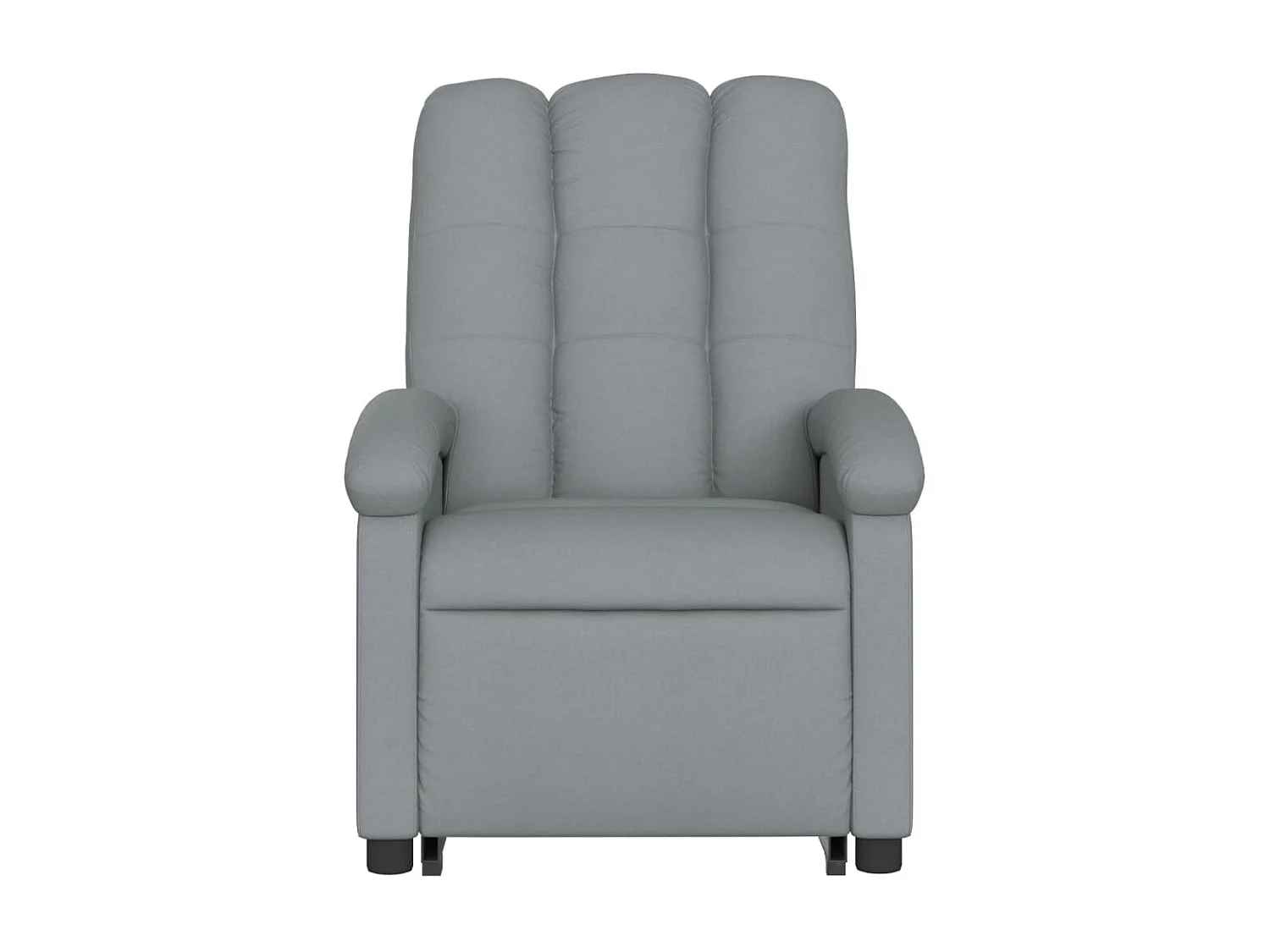 Fauteuil de relaxation TV tissu grise 70 x 93 x 101 cm DEC026926