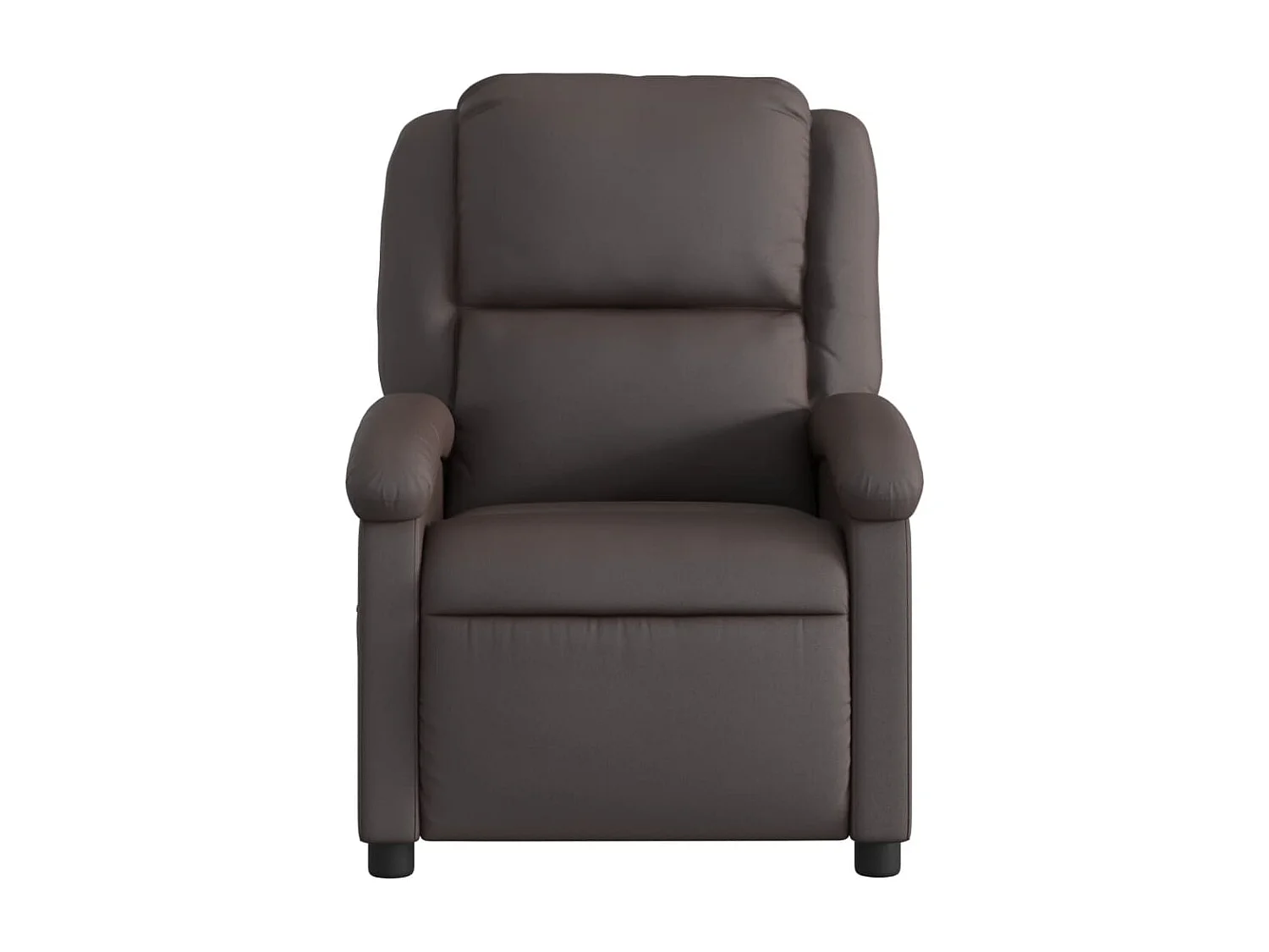 Fauteuil de relaxation TV cuir marron 71 x 86.5 x 99.5 cm DEC027184