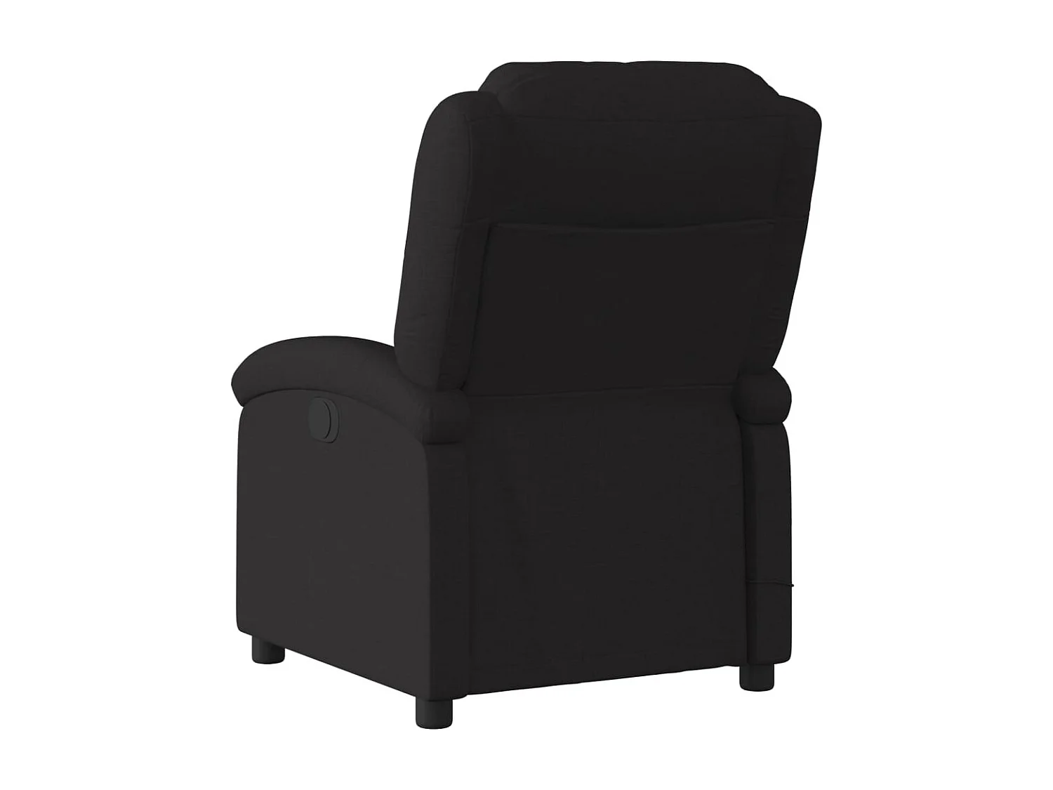 Fauteuil de relaxation TV tissu noire 71 x 86.5 x 99.5 cm DEC027042