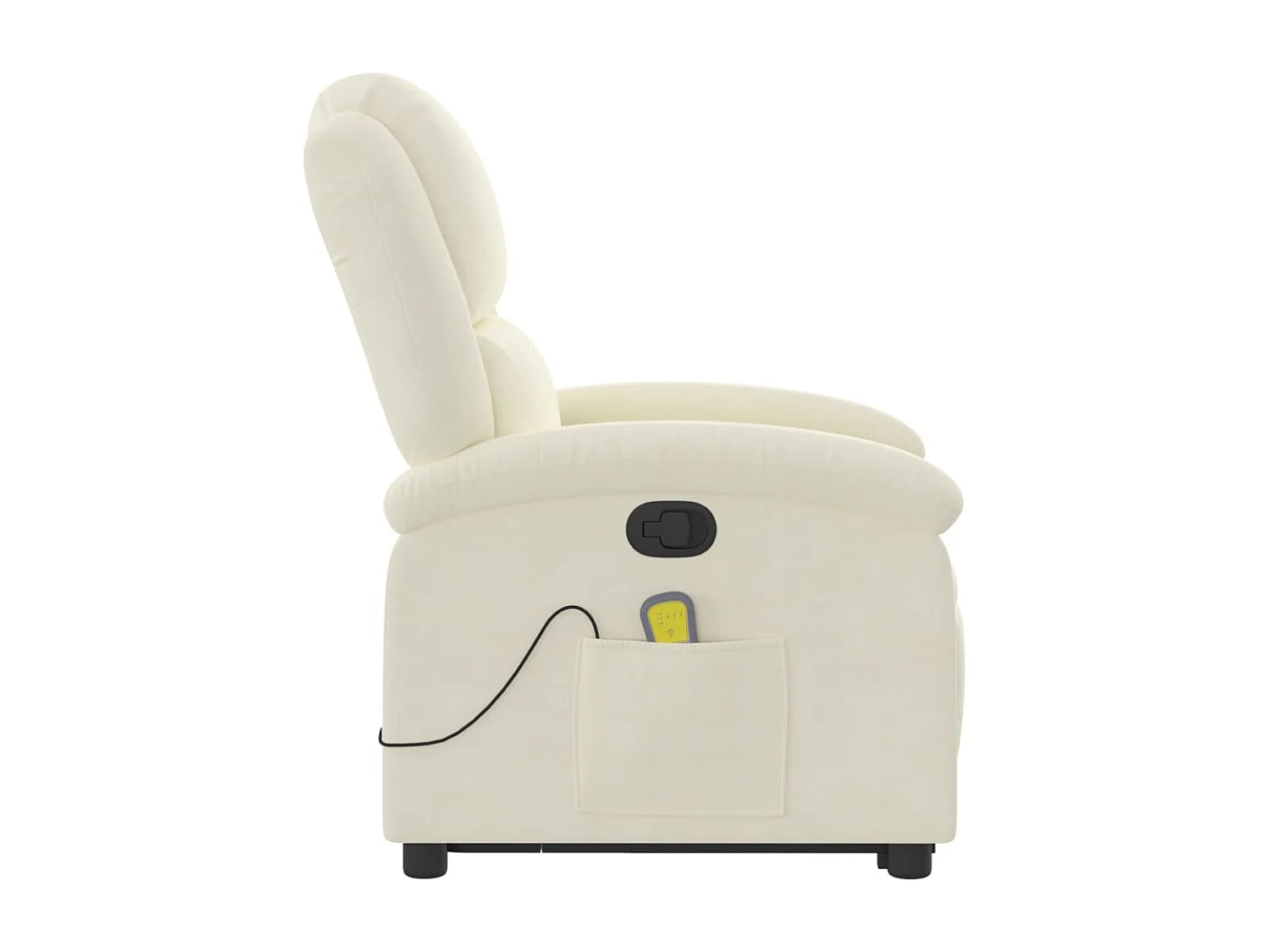 Fauteuil de relaxation TV crème 71 x 86.5 x 99.5 cm DEC026898