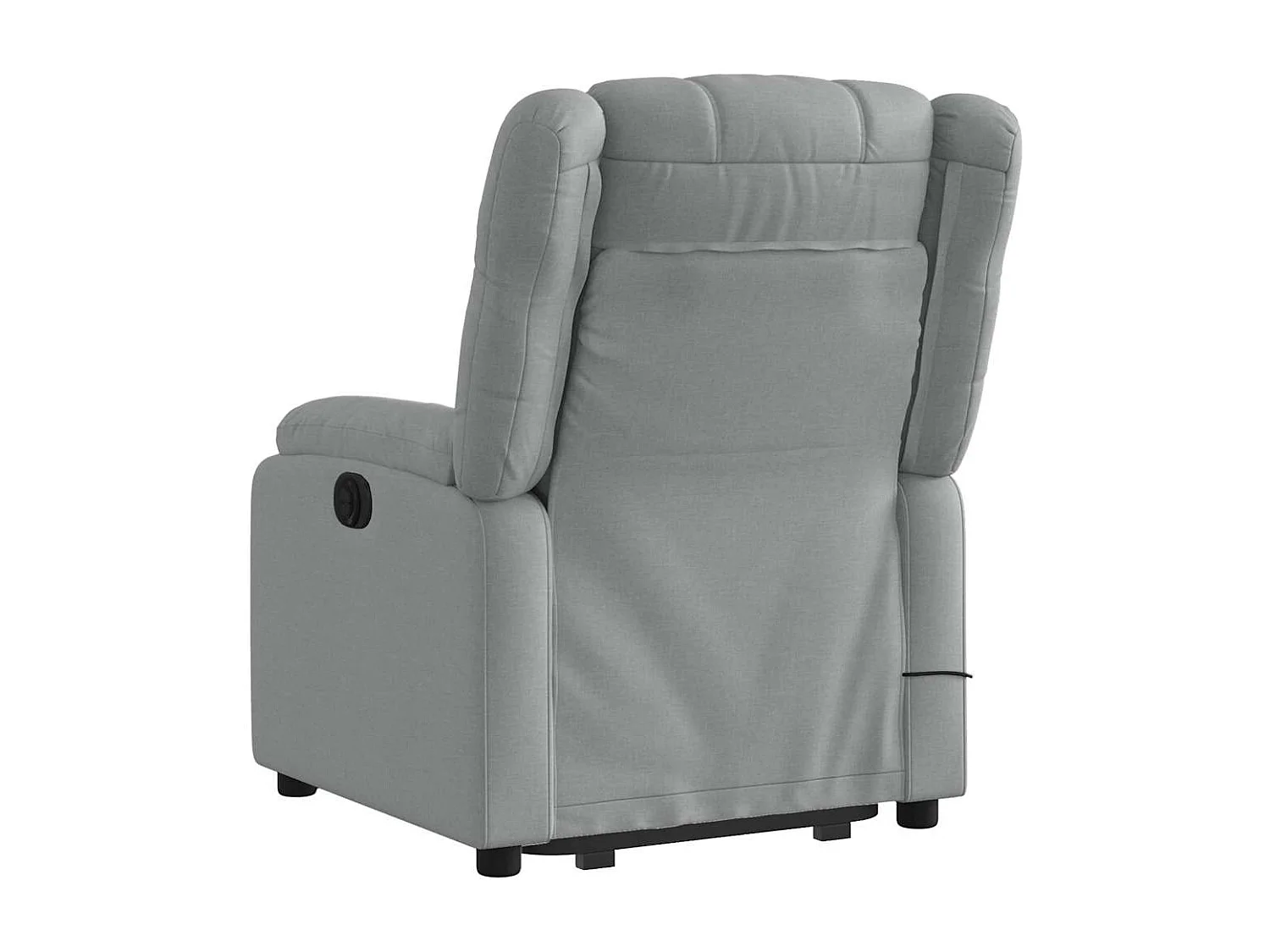 Fauteuil de relaxation TV tissu grise 77 x 95 x 99 cm DEC026909